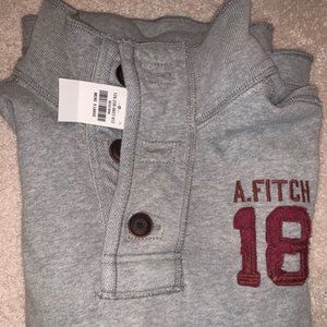 NWT Abercrombie Henley | Gray | XL